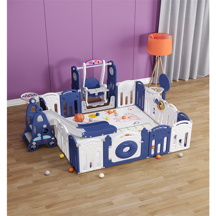 Play Ground set Mainan Anak Playground Seluncuran Ayunan Pagar Playmatt Kid Slide Original