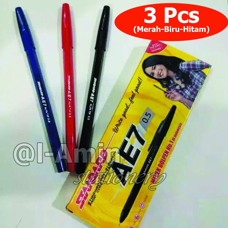 

Pulpen Standar AE7 - Alfatip 0,5 (3Pcs)