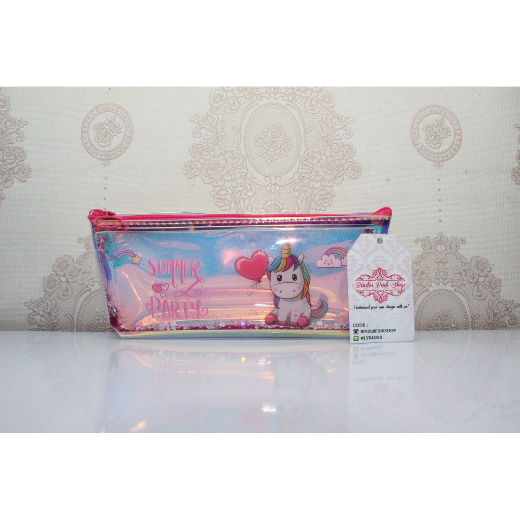 

Freemir Tempat Pensil Hologram/Kotak Pensil by.binderpinkshop