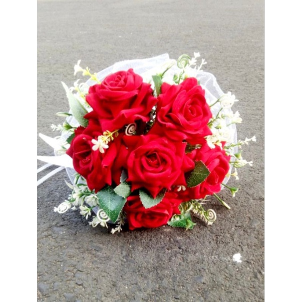Hand Buket Bunga Tangan Pengantin Hand Bouquet Pengantin Hand buket mawar pengantin Bunga Tangan Pen