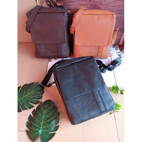Tas Selempang Kulit Asli Tas Selempang Pria Wanita Tas Kulit Domba