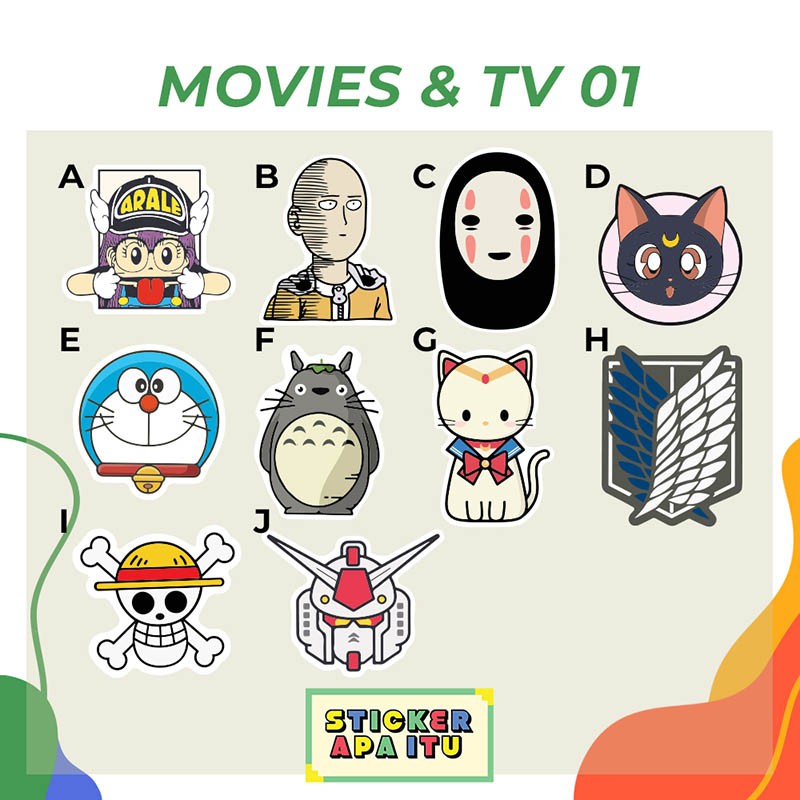 

Sticker Single Movies 01 (Tema Animasi Jepang)