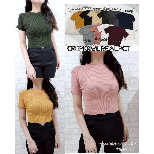 CROP KNIT KRIWIL REALPICT