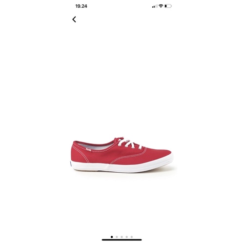preloved keds champion core canvas red