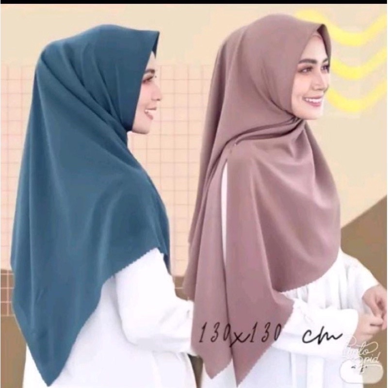 Hijab Syari Segi Empat Katun Laser Cut / Segi Empat Laser Cut Katun Premium / Hijab Segi Empat Lc Ka