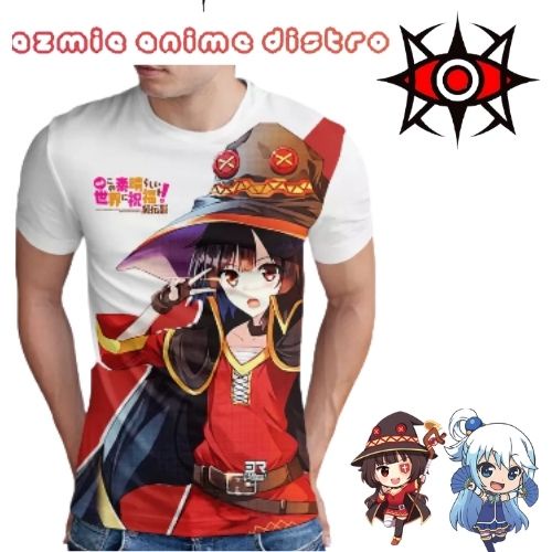 kaos Printing Anime Konosuba Megumin