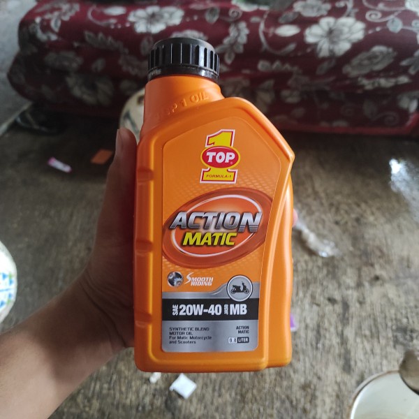 Oli motor matic top 1 action matic 20W 40 800ml original