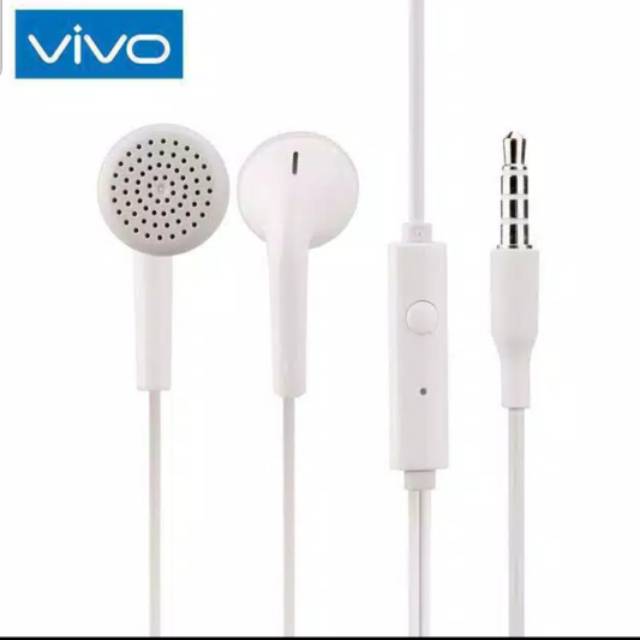 Headset VIVO XE 100 Original 100% Earphone Vivo V5 Plus Y21 V7 V9 Handsfree