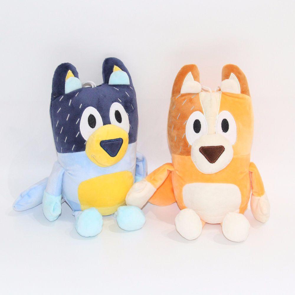 NICKOLAS1 Bluey Bingo Boneka Plush PP Katun Lembut Anak Hadiah Bluey Mom/Dad Kartun Hewan Anjing Bluey Keluarga