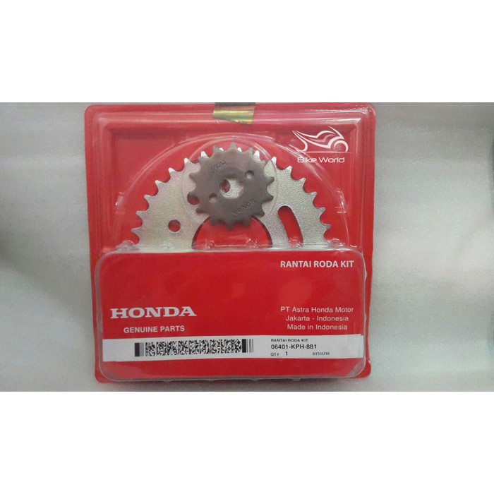 Gear Set Karisma, Supra X 125 Genuine AHM