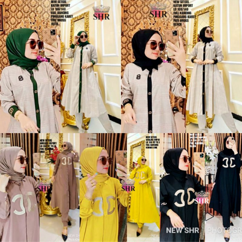 NEW SET CELANA TUNIK SHR
