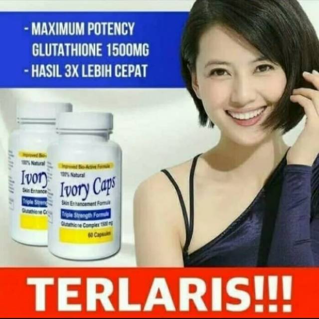 Obat Ivory Caps 1500mg pemutih badan original