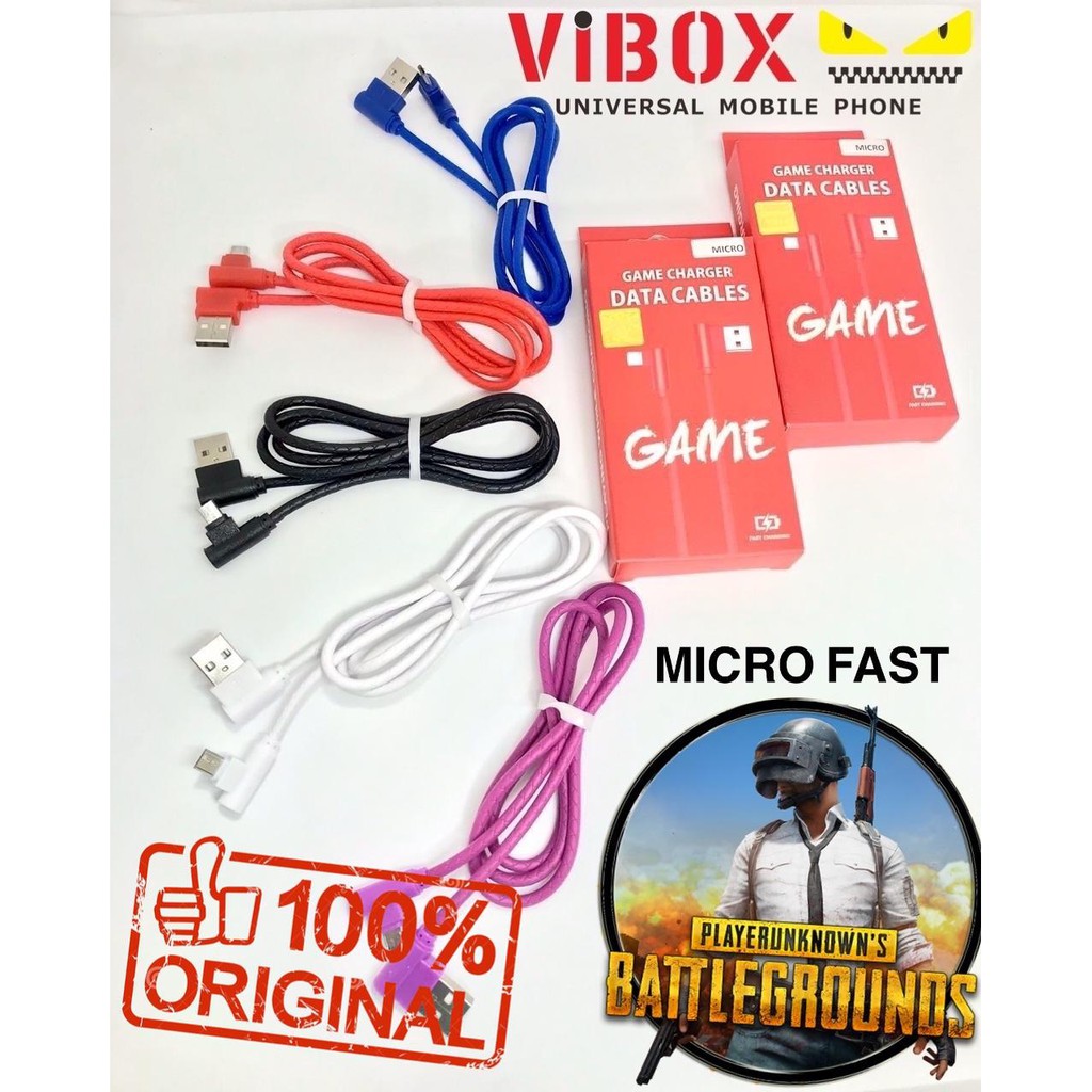 KABEL DATA GAMING VIBOX MICRO USB/IPHONE/TYPE C 1M KABEL DATA ANDROID