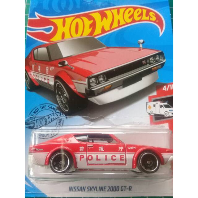 Hot Wheels Mattel Nissan Skyline 2000 GT-R Police (2020)