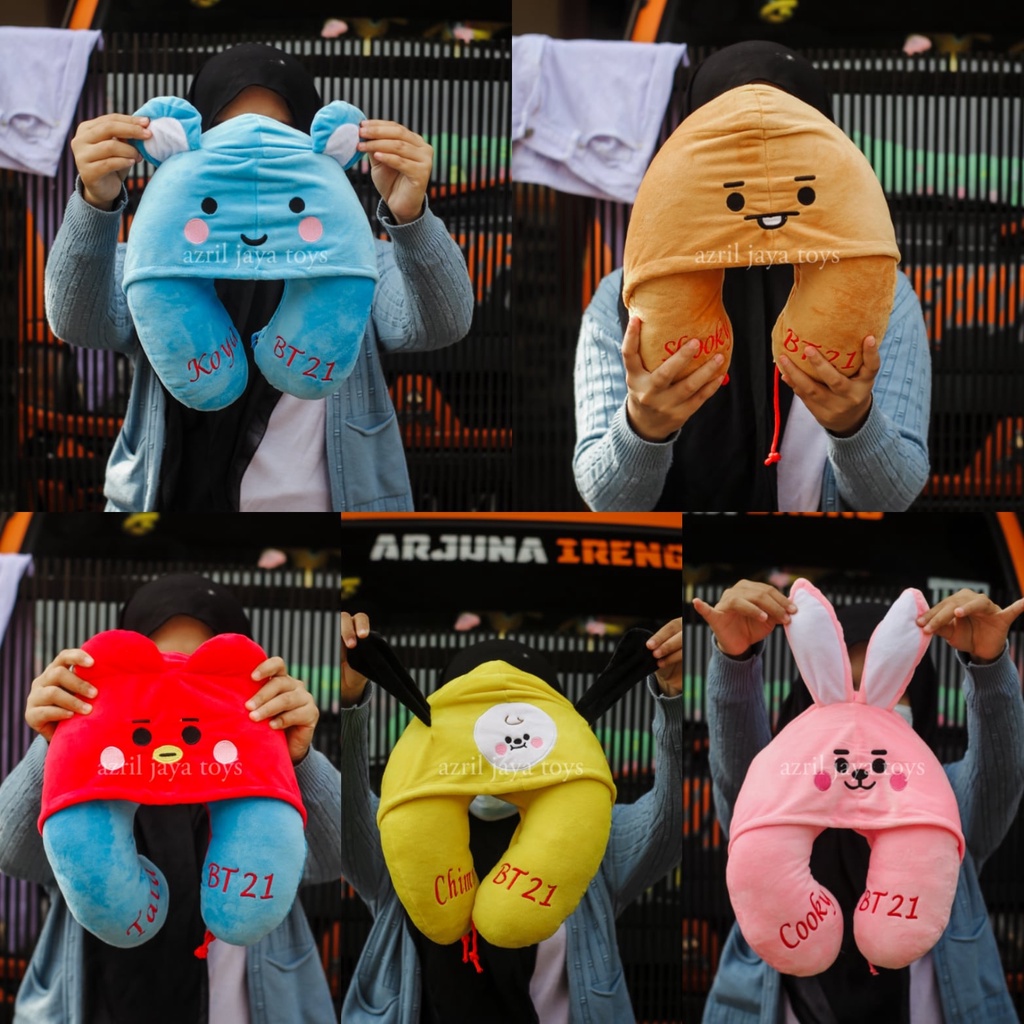 Bantal Leher kpop karakter korea , Hoodie kpop, Bantal Leher Topi kroea