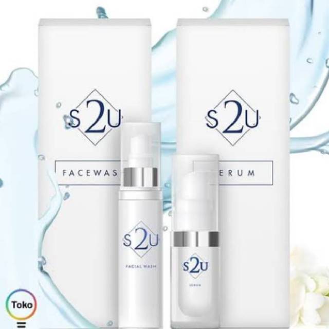 S2U Facial Wash and Serum, Paket Pencuci Muka dan Serum Wajah Awet Muda