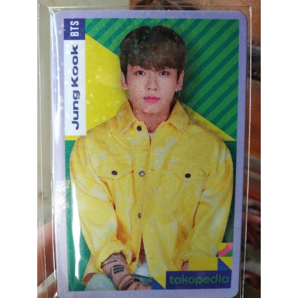 Photo card pc BTS Toko Hijau JungKook