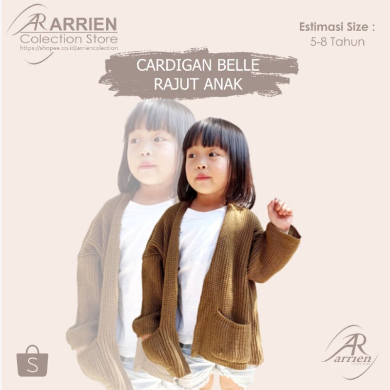 Cardigan rajut anak perempuan kardigan rajut anak perempuan 5-8 tahun tanggung cardigan belle anak t
