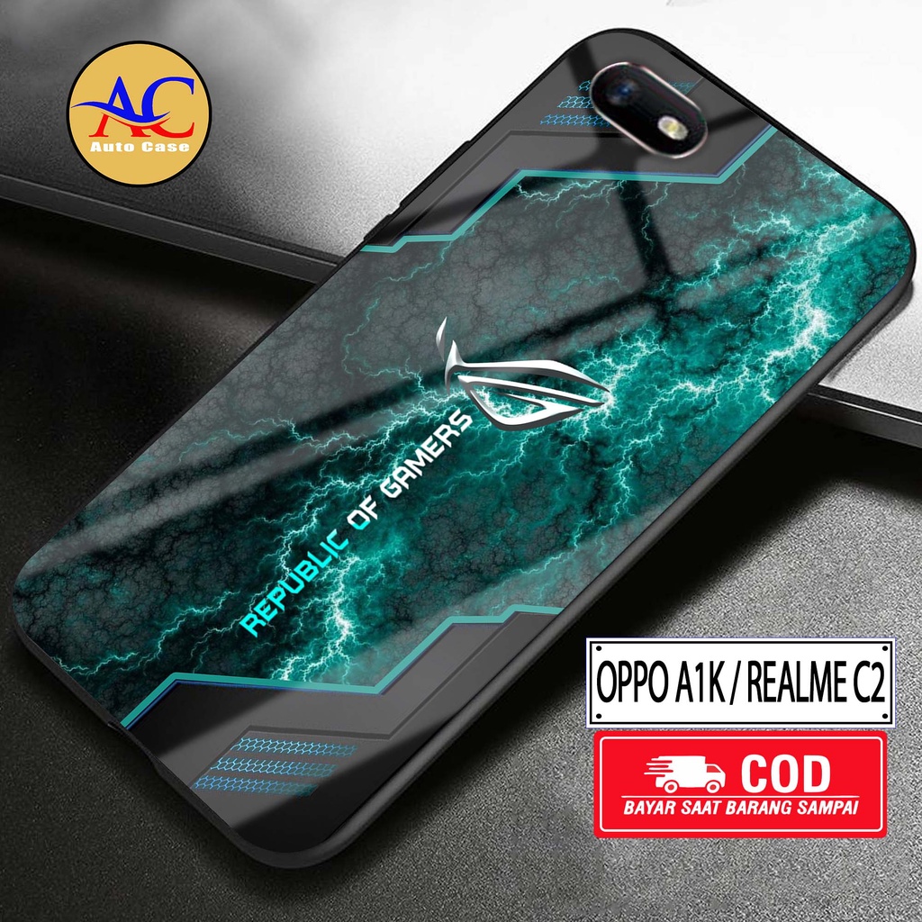 Case OPPO A1K REALME C2 - Auto Case Terbaru [ ROG1 ] - Hardcase OPPO A1K REALME C2 - Casing Hp - Har