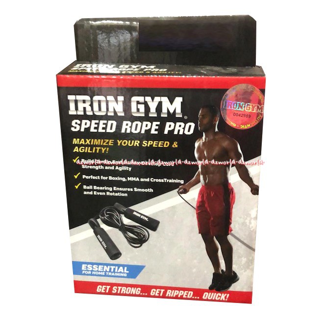 Iron Gym Speed Rope Skip Rope Pro Tali Skipping Irongym Tali Skip Untuk Loncat Tali Iron Gim Ropes