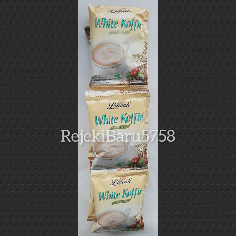 

Luwak White Coffee Kopi Original Renceng Renteng Isi 10 sachet