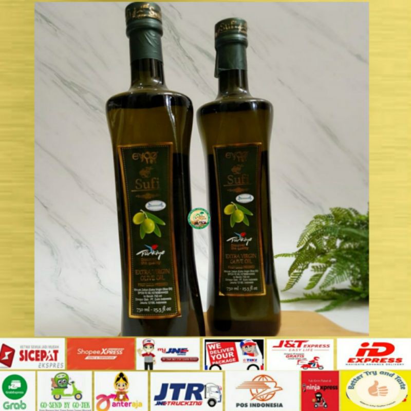 Minyak Organic zaitun Sufi 750ml