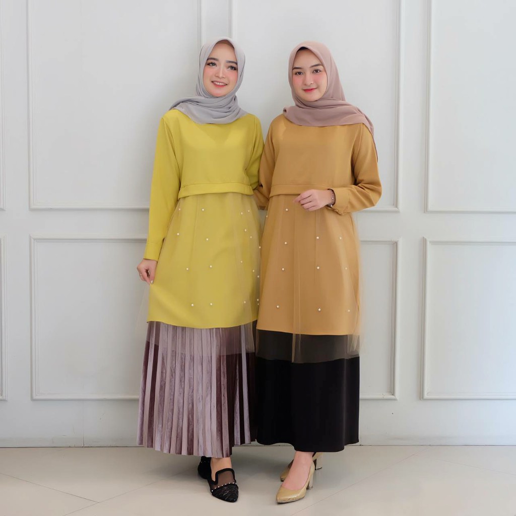 kirani Tutu Tunik / Termurah / Terlaris / Best seller / tile mutiara/termurah