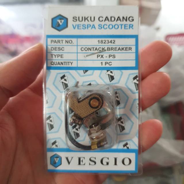 Pulser vespa px viagio contack breaker px150 fulser