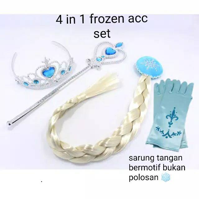 AKSESORIS PRINCESS / ACCESORIES ANAK PEREMPUAN / TONGKAT MAHKOTA GELANG KALUNG ANAK PRINCESS FROZEN