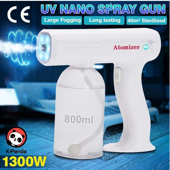 ATOMIZER UV Sprayer genggam Nano Spray Gun UV Disinfectant Sprayer