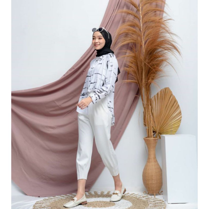 PAKAIAN WANITA - AZIIZAH PANTS - CELANA WANITA - CELANA BAHAN - PAKAIAN TERLARIS