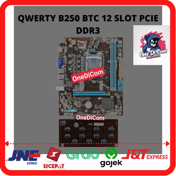 Motherboard Mining B250 12+ Mining QWERTY