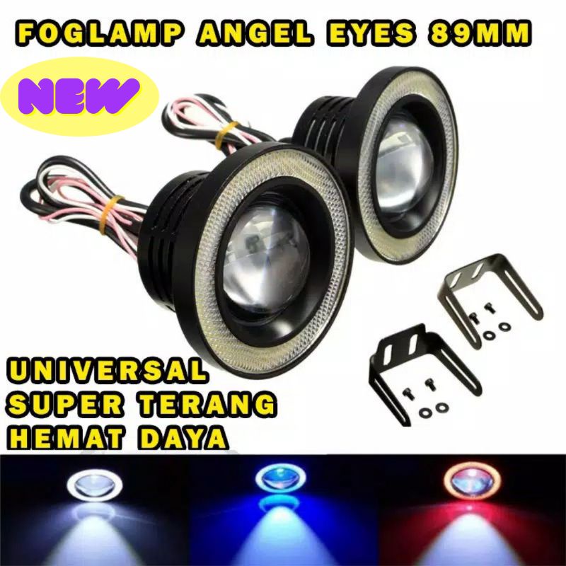 Lampu Kabut Foglamp LED Eagle Eyes 89mm 12 Volt Universal Mobil Avanza Xenia Agya Sigra Dll