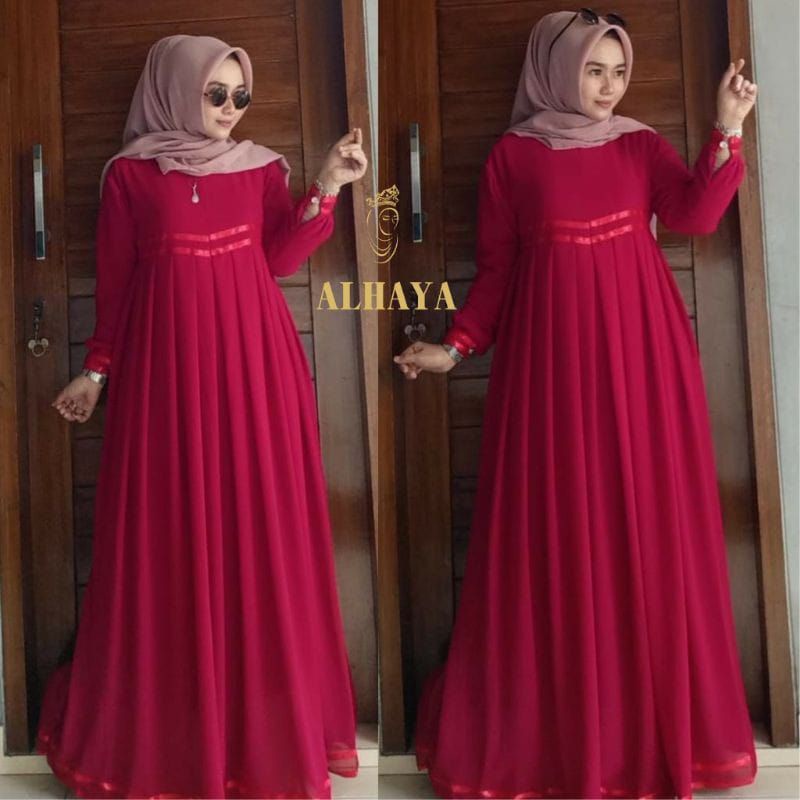 SUPER AMBYAR,MAXY ALHAYA POLOS BEBYDOLL ORIGINAL RIZQI COLLECTION