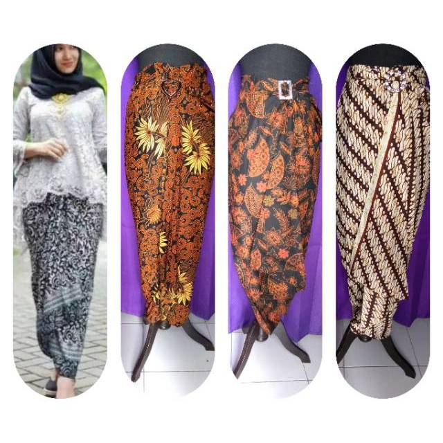 Rok Lilit Motif Batik Tebal Cantik Halus