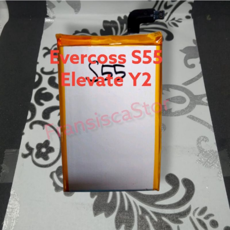 Batrai Evercoss S55 Elevate Y2 Power 5.5 Inchi Baterai Ever cross S 55 Y 2 Battery Original