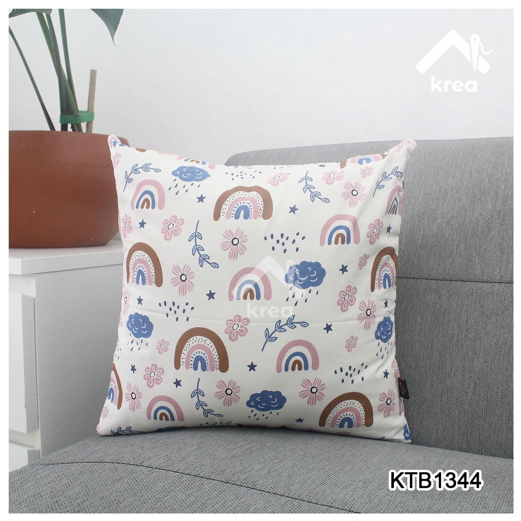 Sarung Bantal Sofa Ukuran 30x50, 40x40, 45x45, 50x50, 60x60, 70x70 - KTB1344