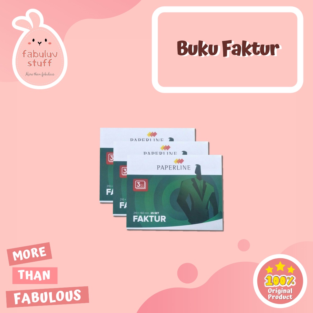 

ATK ~ Buku Faktur 3 ply / Faktur Besar Tiga Rangkap