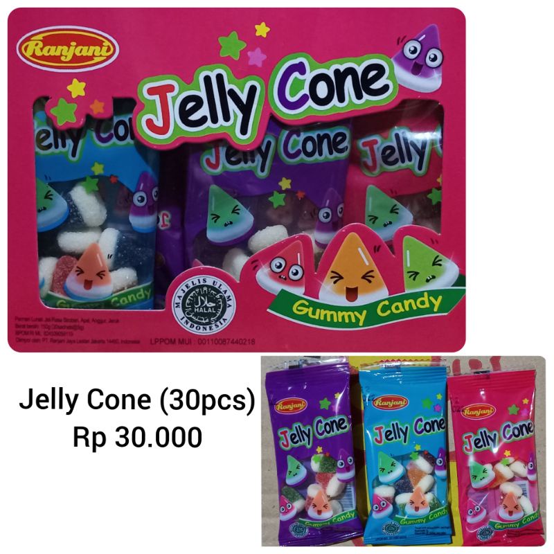 

Jelly Cone Gummy Candy (30pcs)