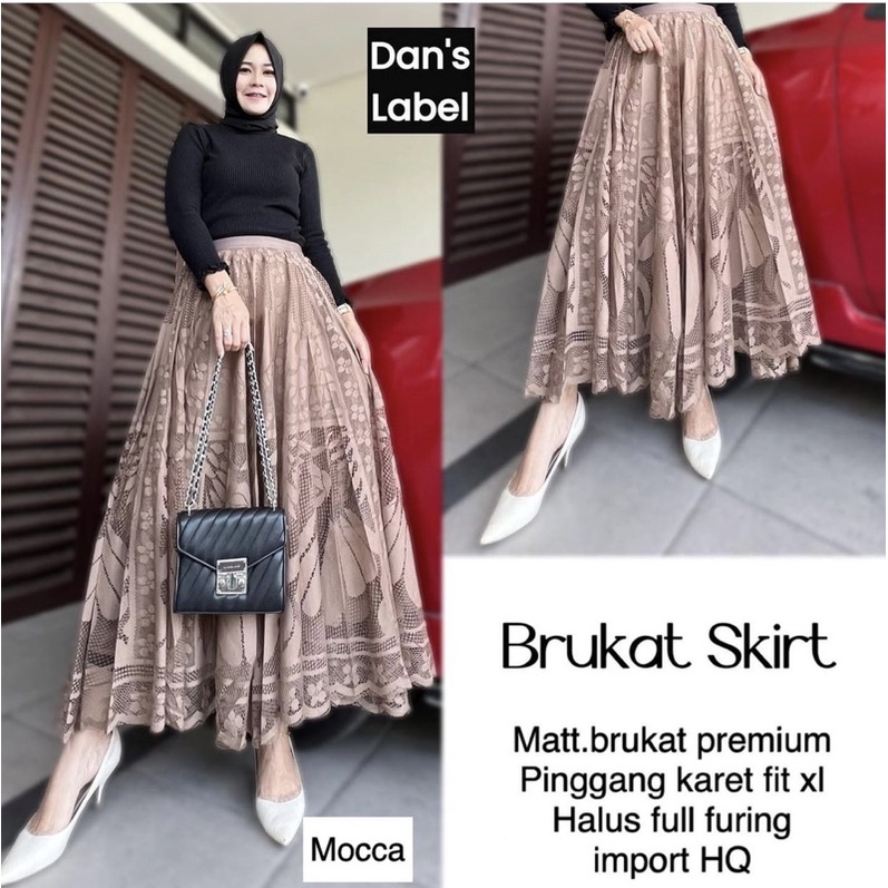 rok tutu brukat import