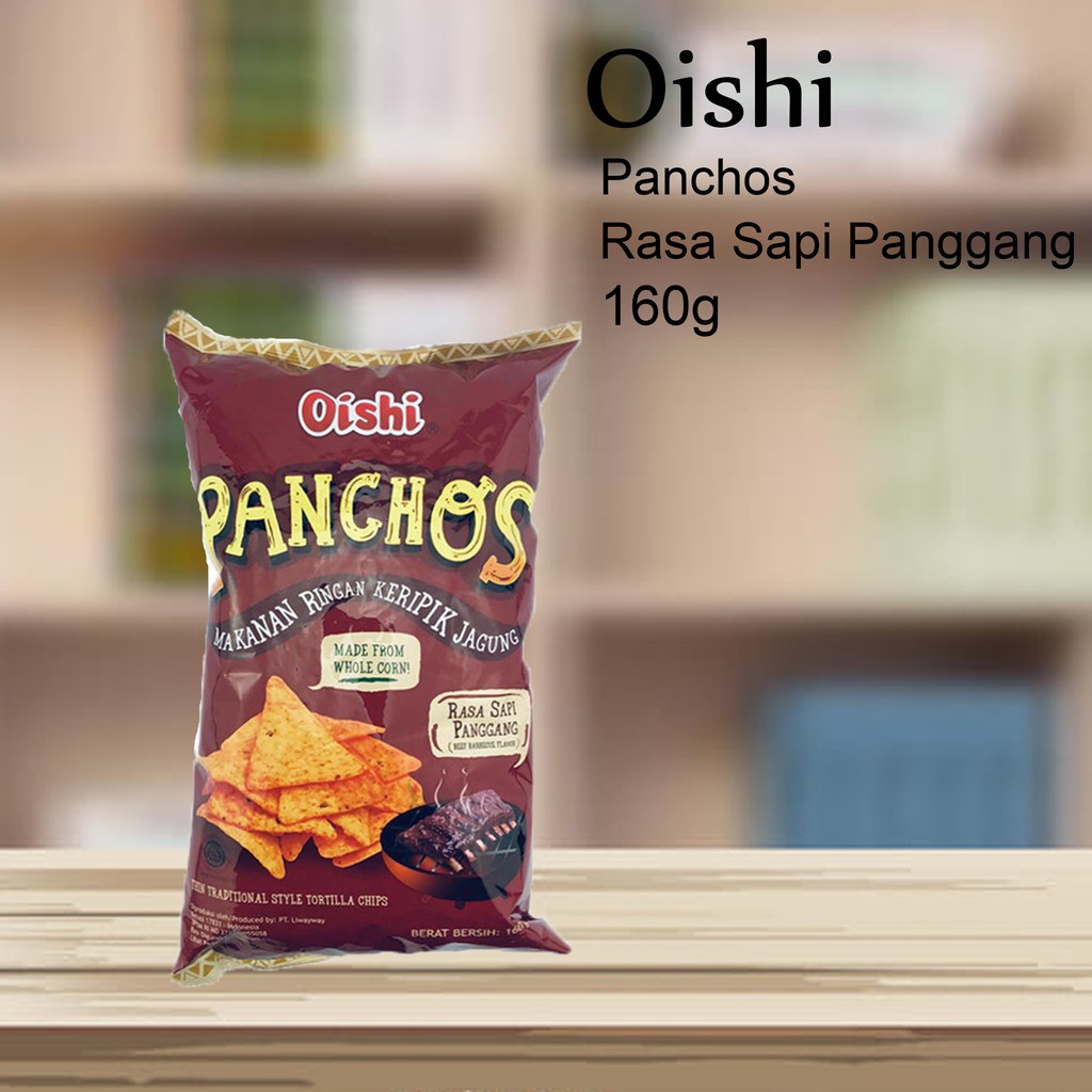 Oishi / Panchos / Kripik Jagung Rasa Sapi Panggang / 145g