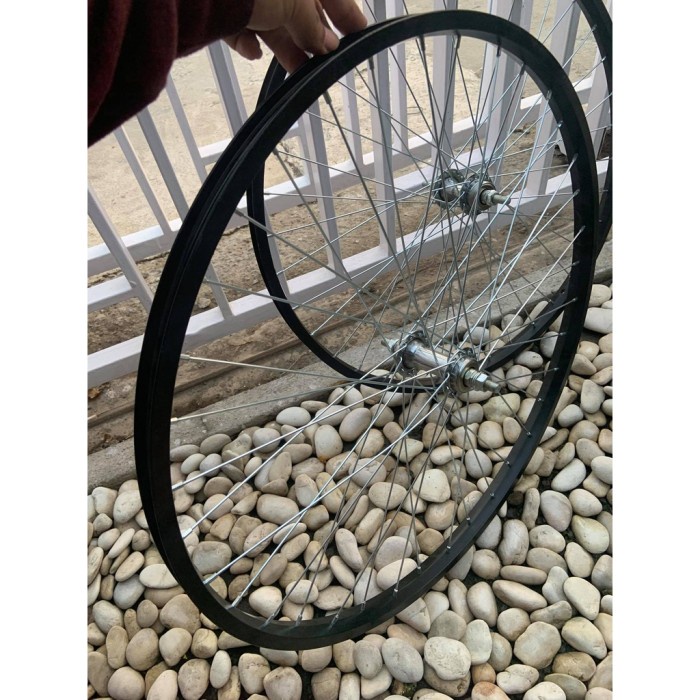 ( Sepasang ) Wheelset 26 MTB Federal  Mini Sepeda Gunung V Brake Siap Pakai sudah dirakit dan disetel