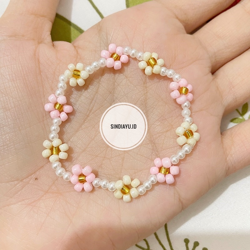 BRACELETE CREAMY AND PINKY