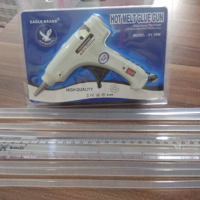

Paket alat lem tembak kecil lem bakar glue gun