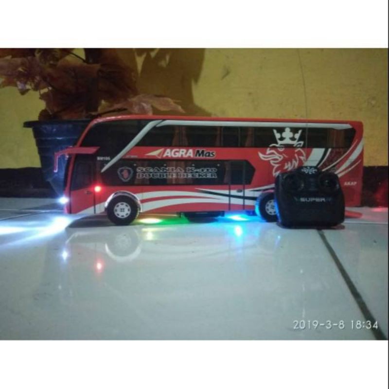 Miniatur Bus Remot Agramas DD