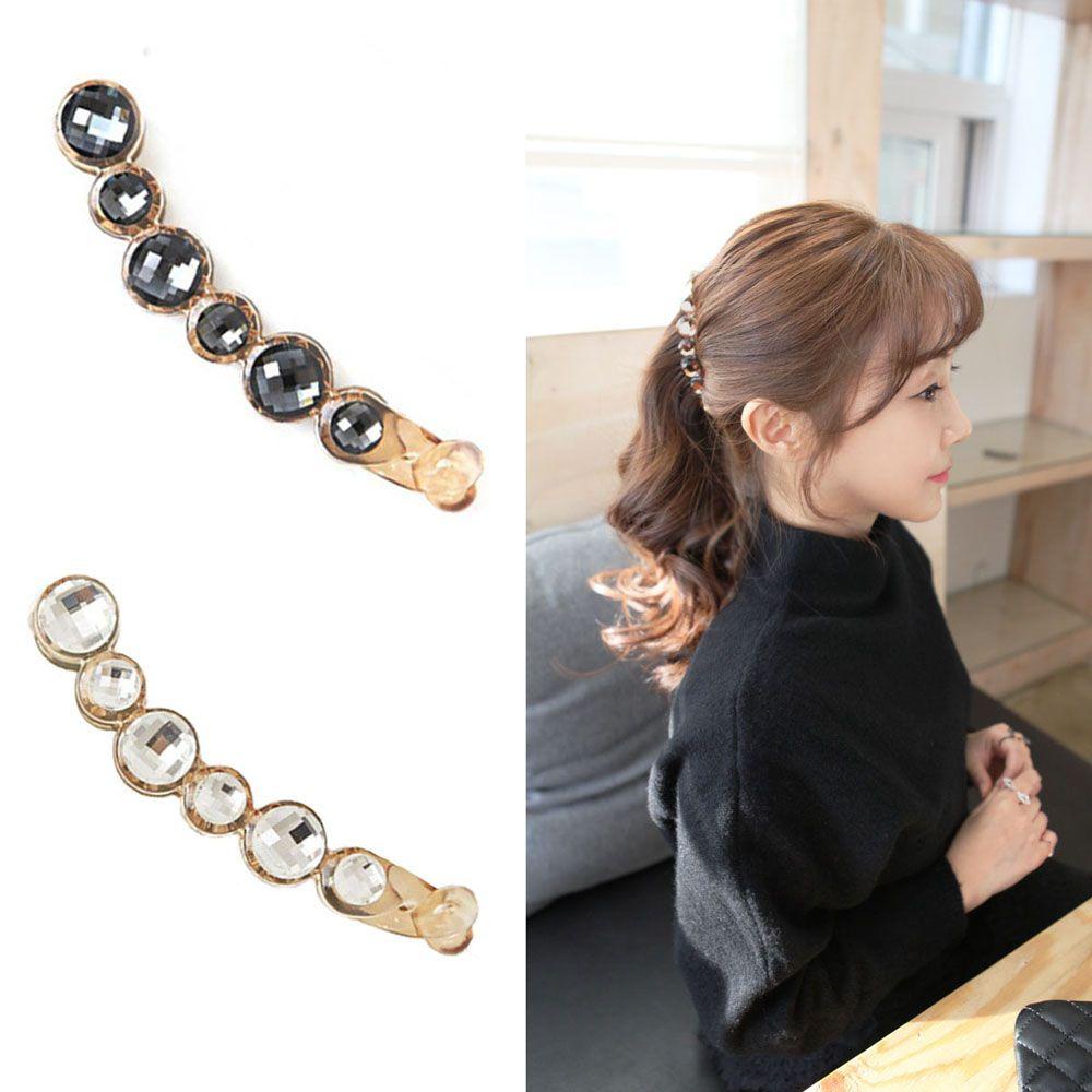 Agustina Hair Claw Gaya Korea Simple Untuk Gadis Lady Aksesoris Rambut Fashion Warna Solid Hair Clip