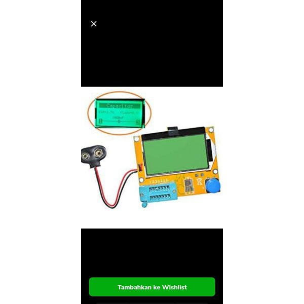 Unik esr meter LCRT4 LCR T4 LCR-T4 alat test komponen cocok untuk teknisi Diskon