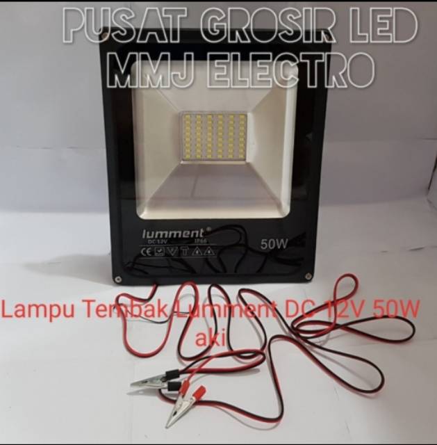 LAMPU SOROT DC 12V 50W 50 WATT LUMMENT / LAMPU TEMBAK DC 12V 50W 50 WATT AKI