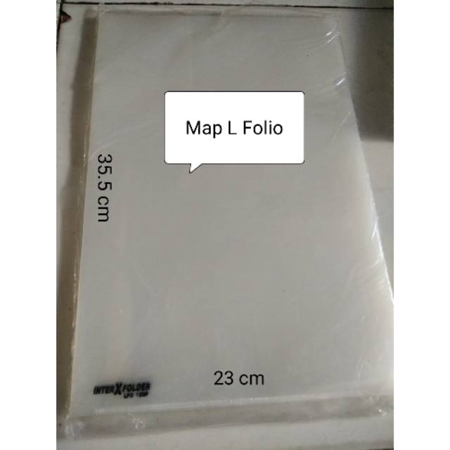 

Clear Sleeve / Map L inter-X Folio