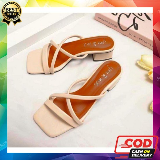 Sepatu Hak Heels Wanita Hels Murah Remaja Dewasa Ut 09 Tahu Pasir Sila Sandal Heels Wanita Strap Tal
